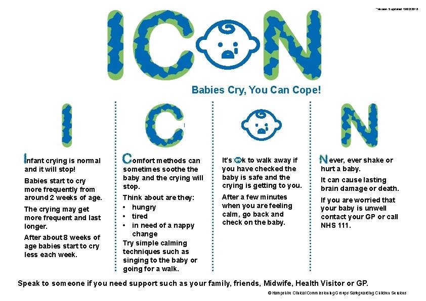 icon poster image - babies cry you can cope